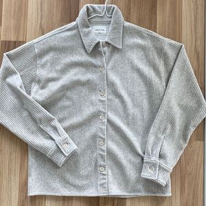 Wilfred Free Evan Shirt Jacket in Grey